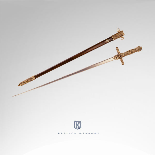 Napoleonic Sword outside its sheath