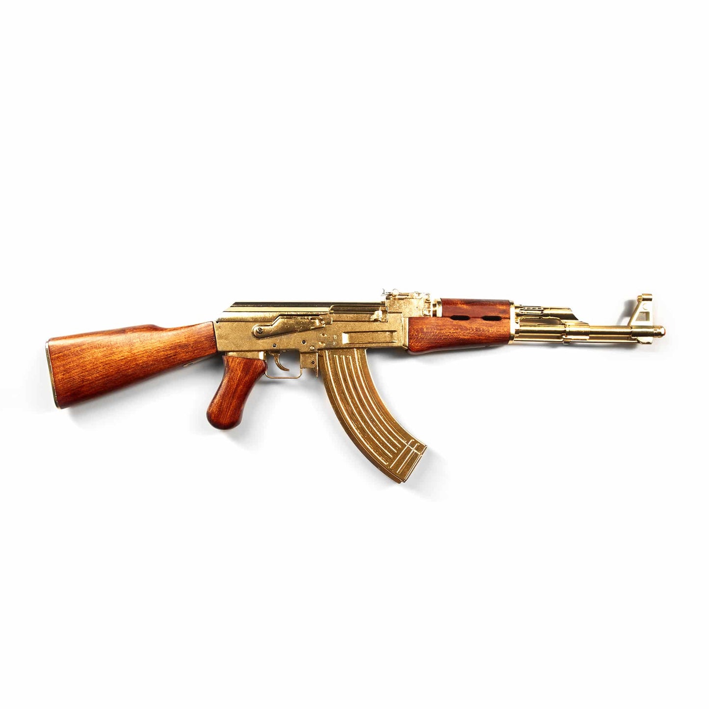 Gold Replica AK-47 Style Assault Rifle