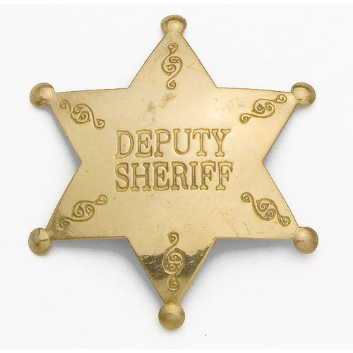 Old West Deputy Sheriff's Badge