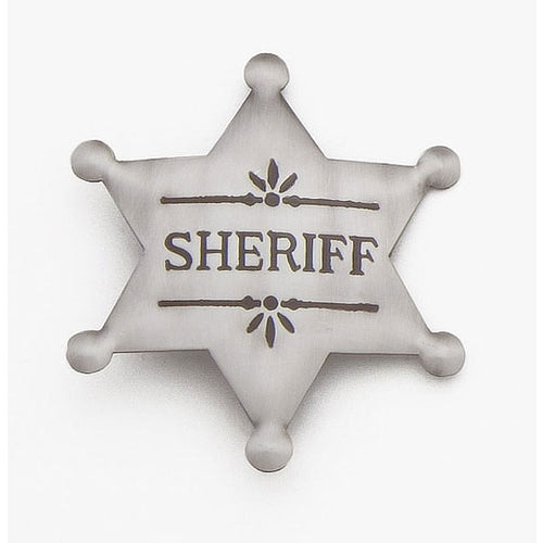 Old West Deluxe Silver Sheriff&#039;s Badge