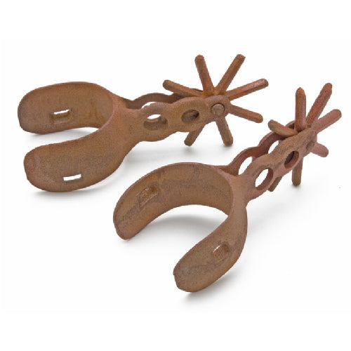 Old West Pair of Antiqued Spurs