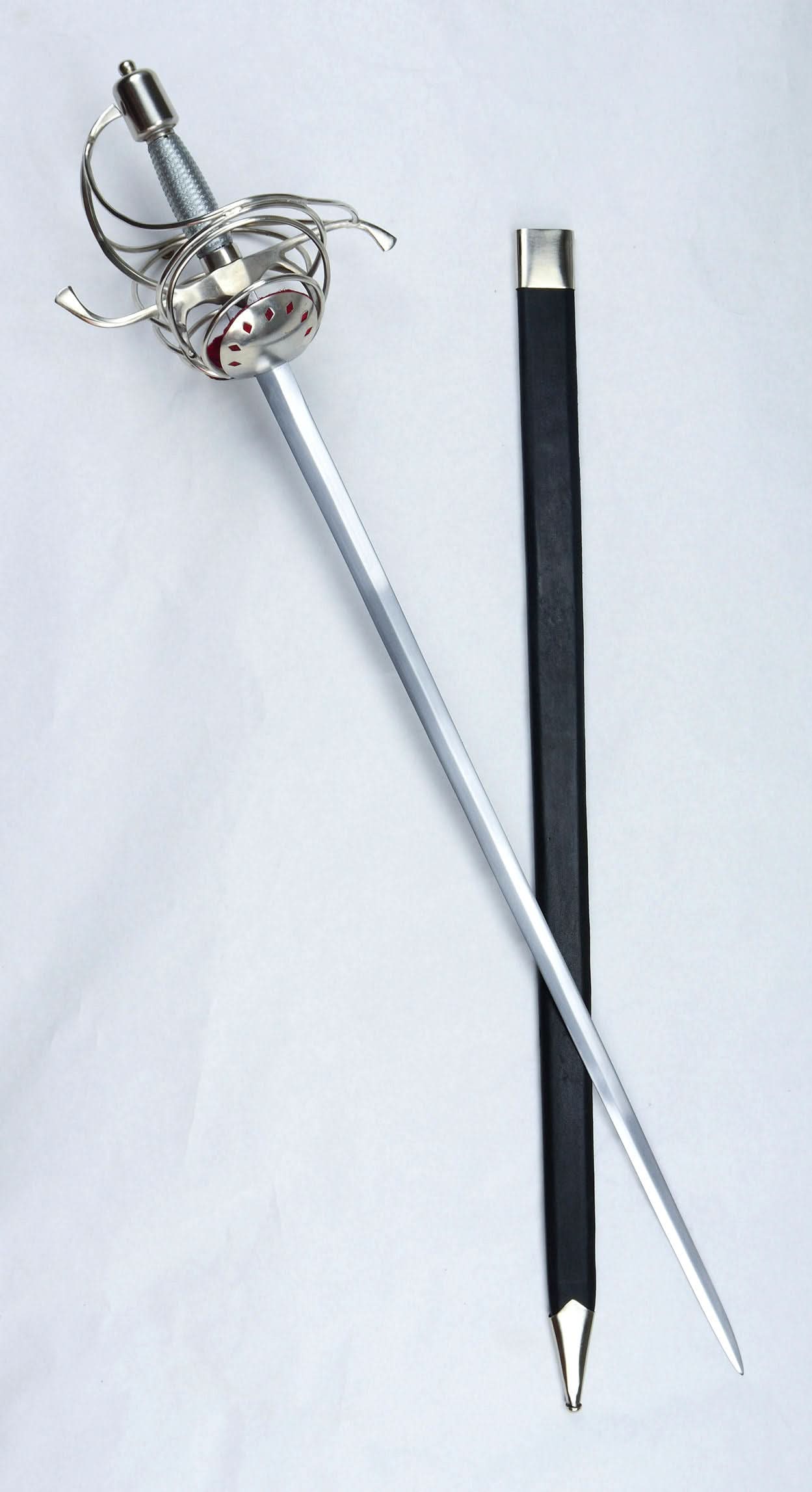 17th Century Swept Hilt Shell Guard Rapier