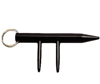 5.5" Heavy Metal Ninja Keychain