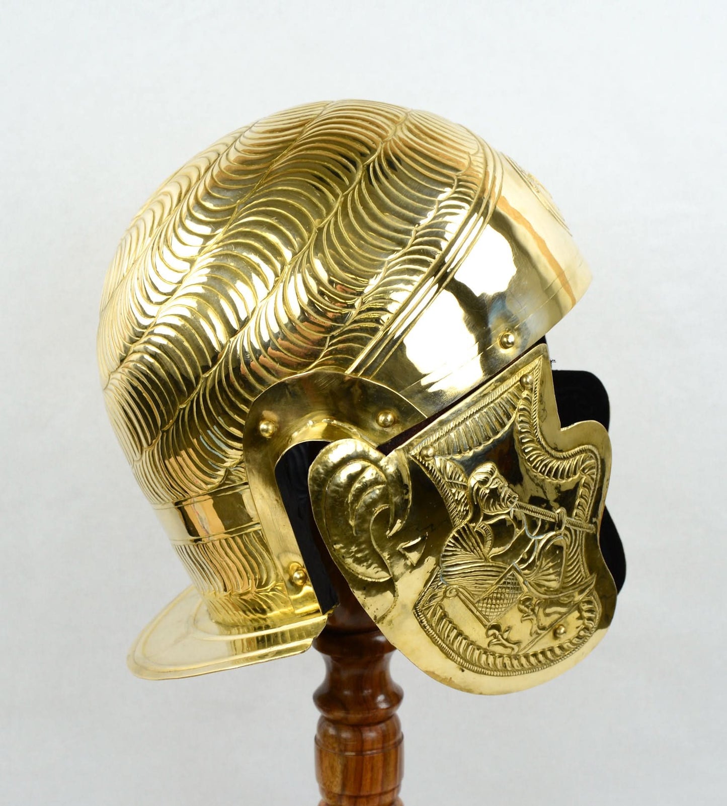 1st Century Embossed Roman Cavalryman's Helm - 20 Gauge