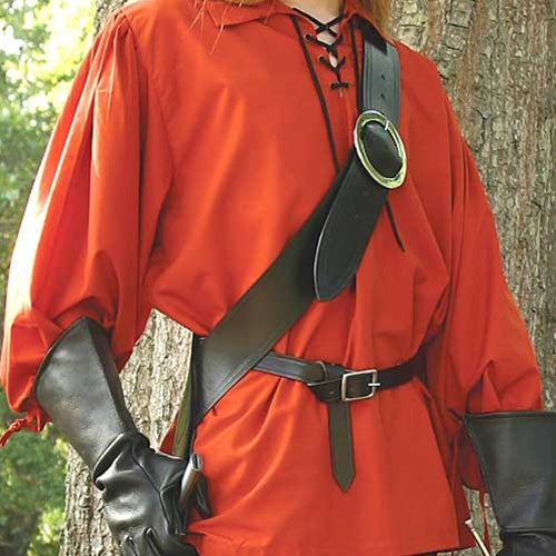 Left Handed European Baldric - Black