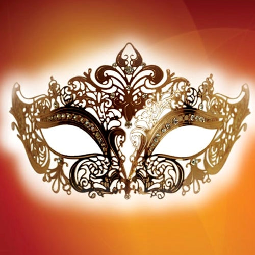 Golden Fantasy Mask