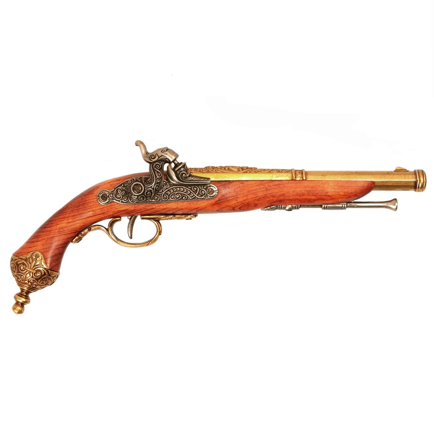 Italian 1825 Brass Percussion Dueling Flintlock
