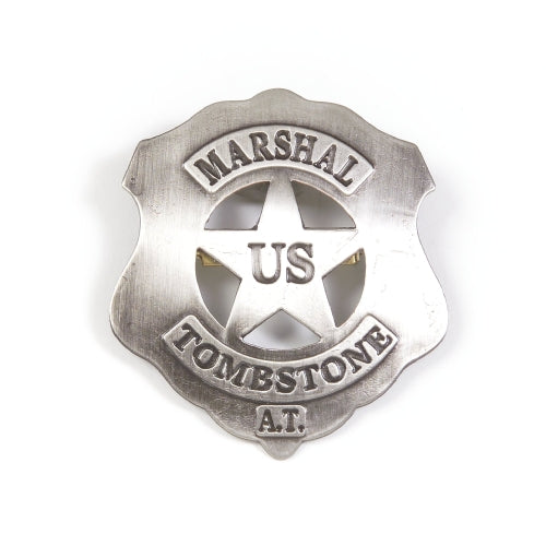 Old West Replica Tombstone U.S. Marshall's Badge