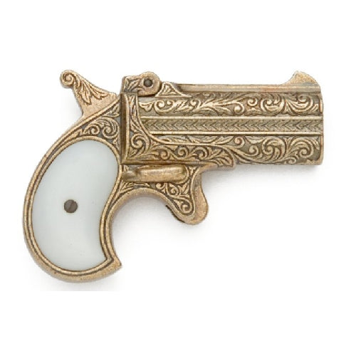 Brass Double Barrel Pistol  Civil War Artifacts - For Sale in