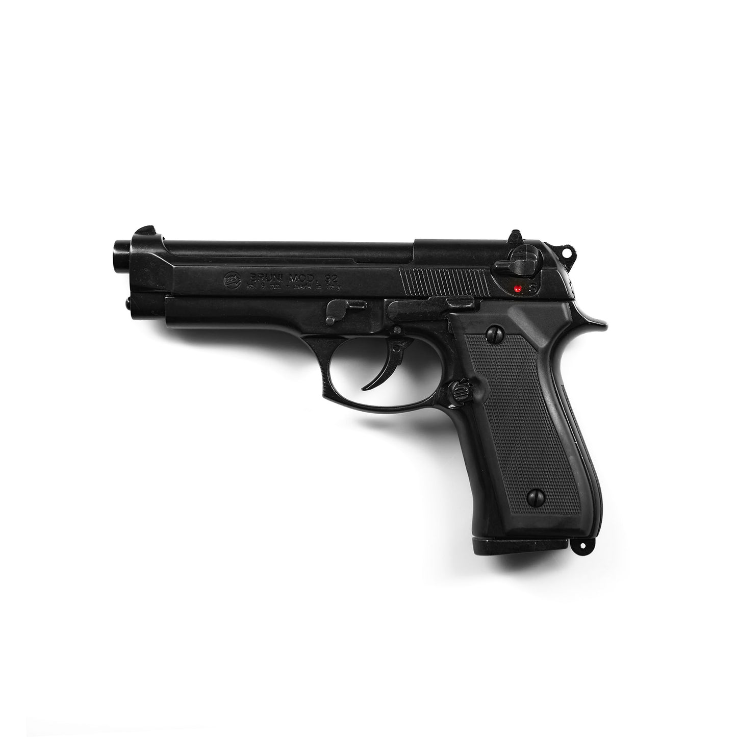 Replica M92 Semi Automatic 9mm Blank Gun Blued Finish
