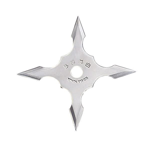 4 Point Silver Throwing Star
