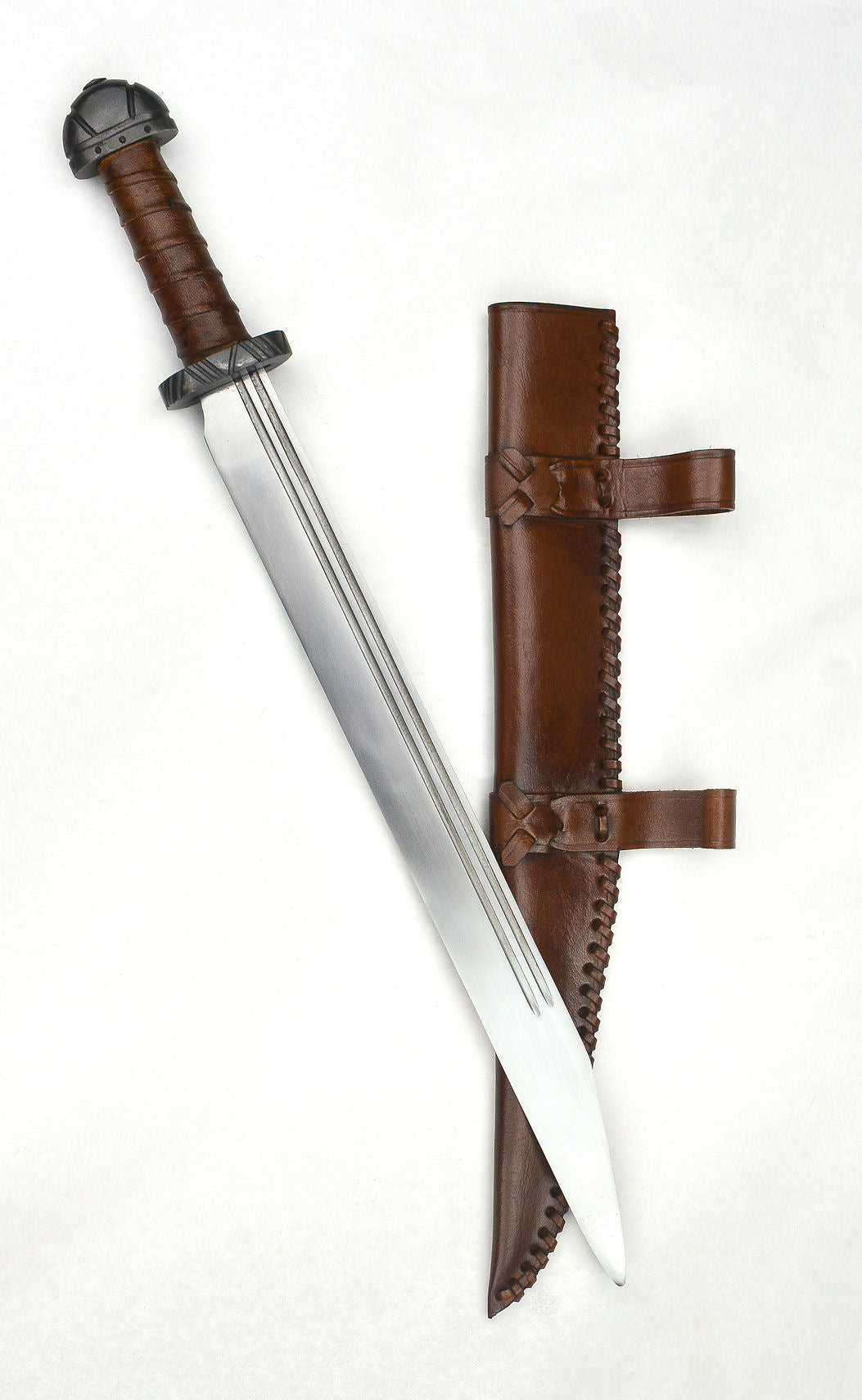 Viking Long Seax outside of its sheath