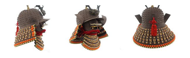 Daisho Kabuto & Menpo Kake Samurai Helmet by Paul Chen