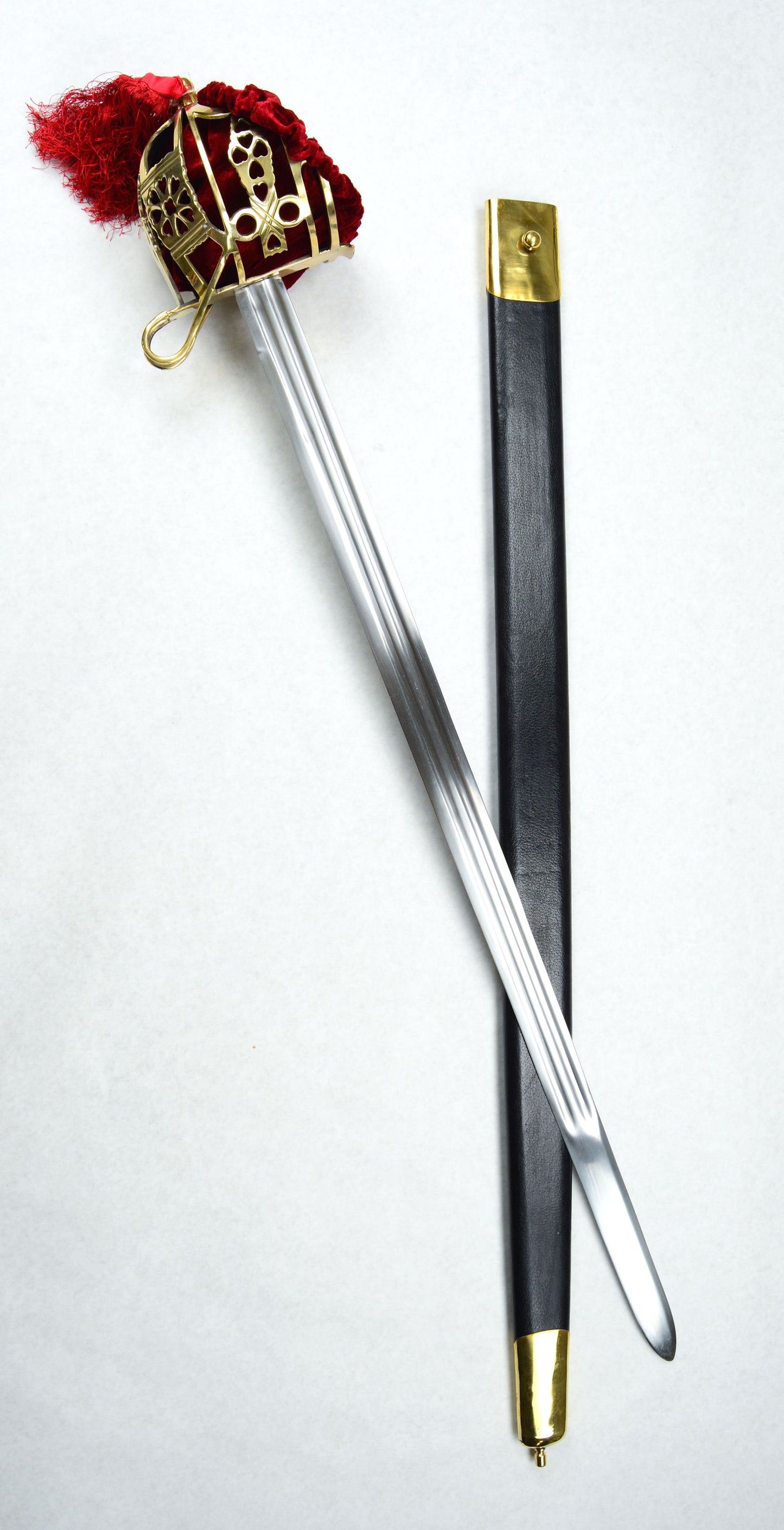 Scottish Brass Basket-Hilt Sword