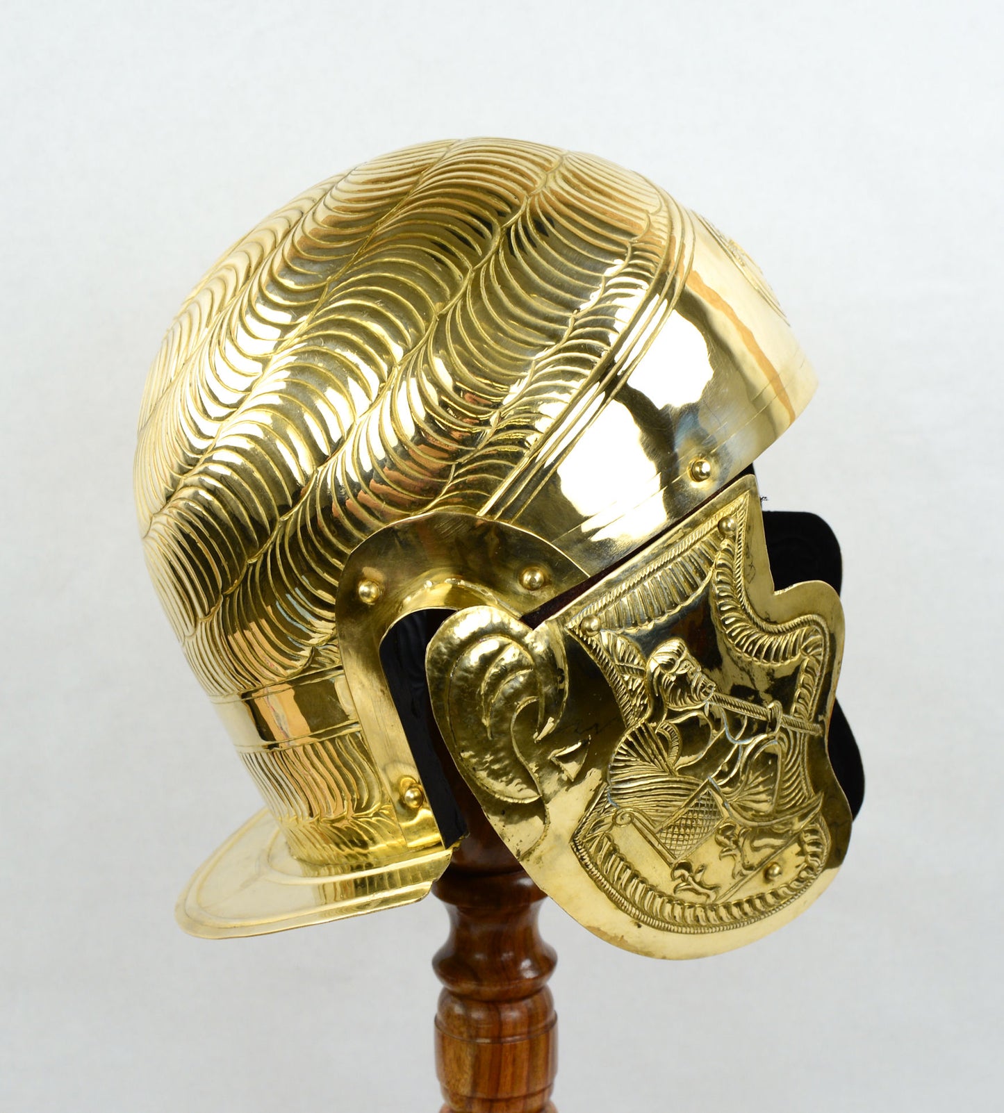 1st Century Embossed Roman Cavalryman's Helm - 20 Gauge