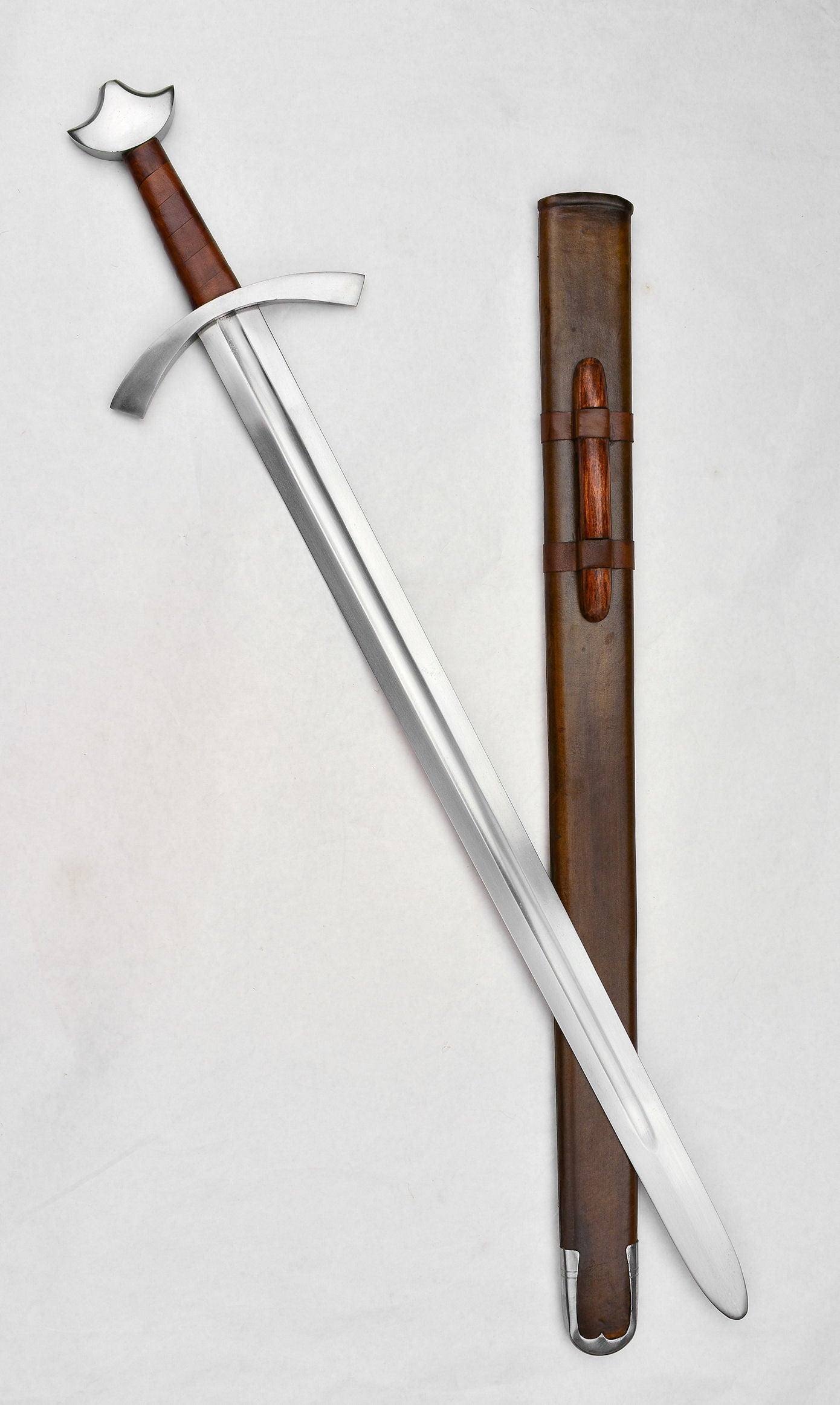 Medieval Sword with Cocked Hat Pommel - Stage Combat Version