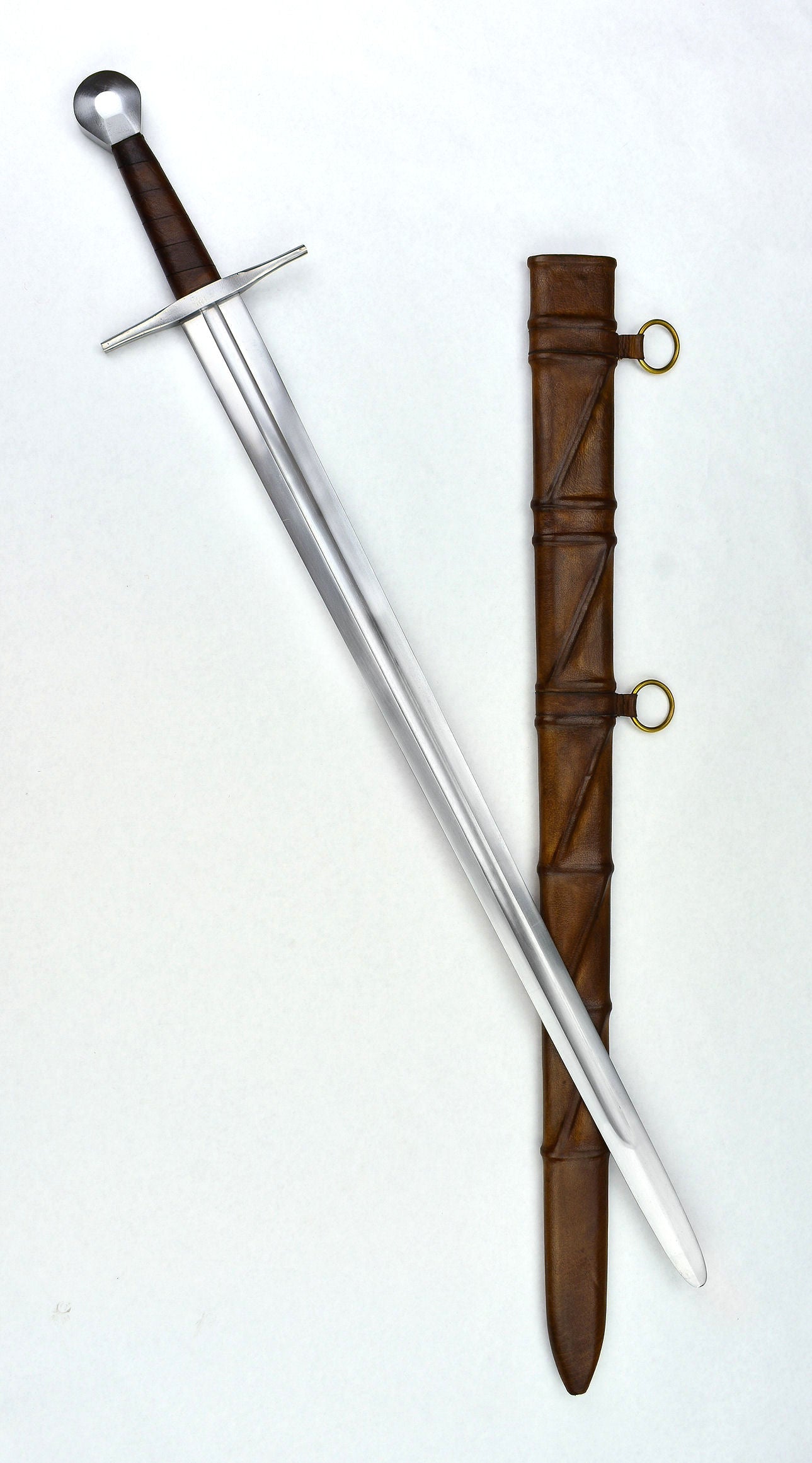 Sir Marshall Knight Sword with Ring Scabbard - Stage Combat Version