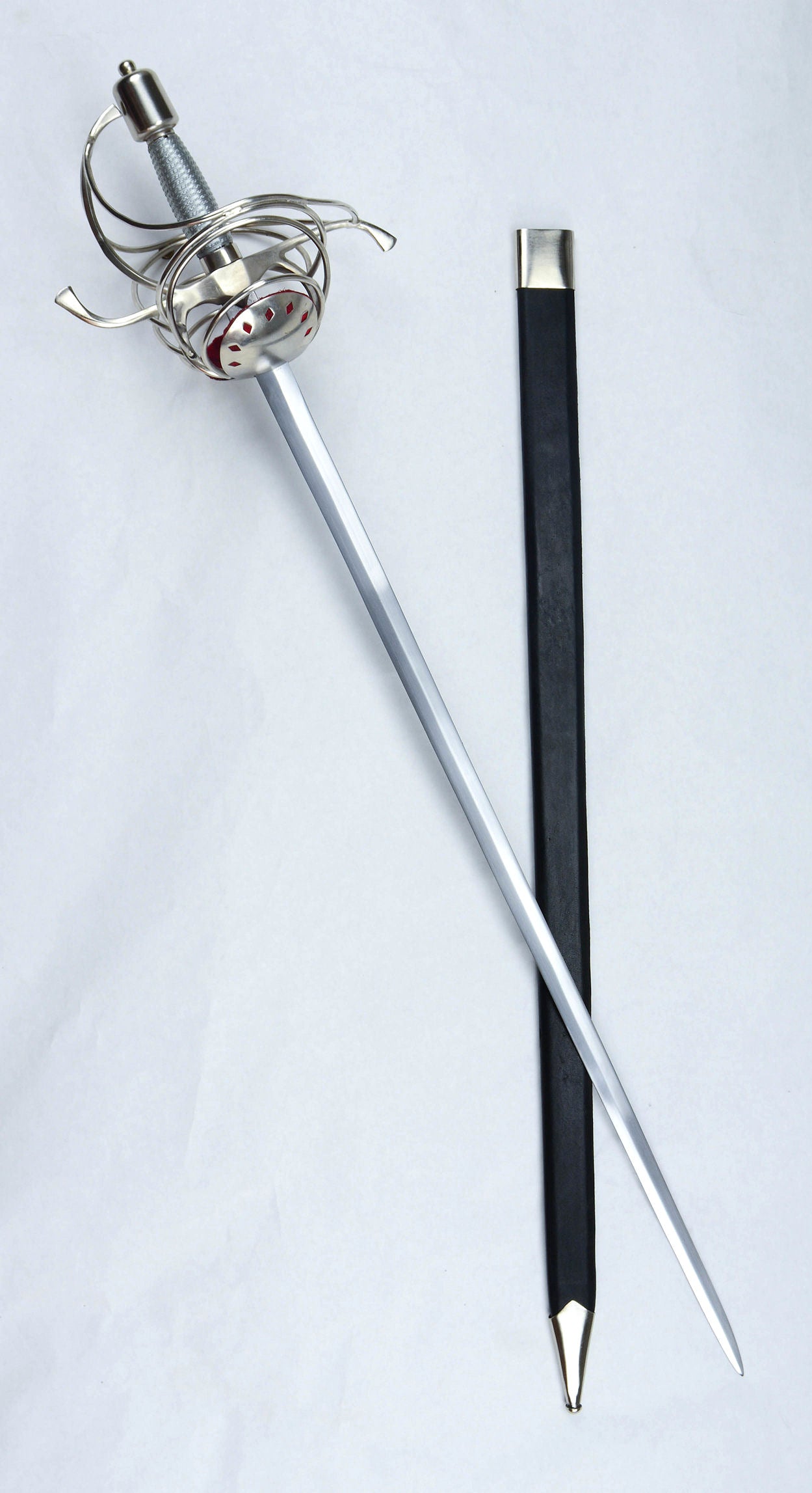 17th Century Swept Hilt Shell Guard Rapier