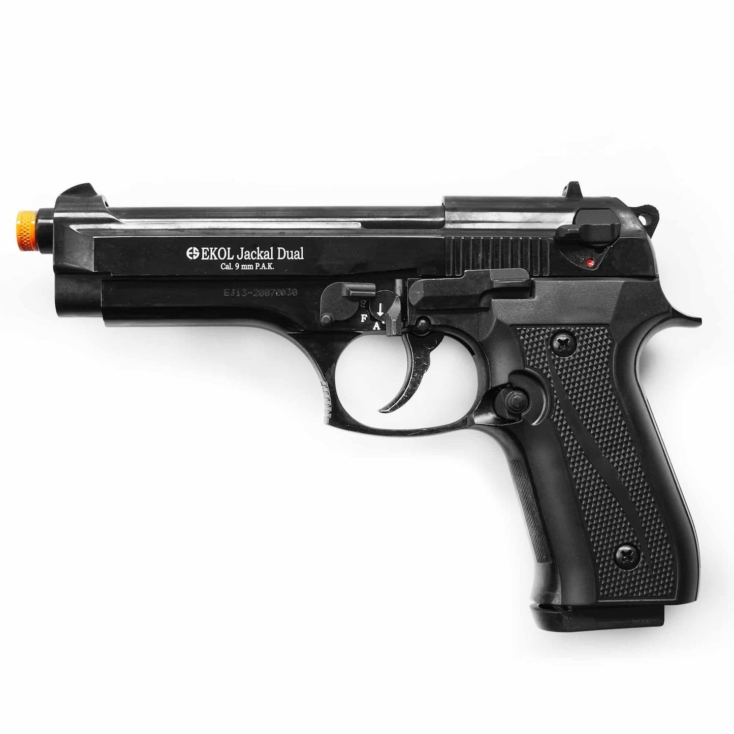 Ekol Voltran Jackal Dual Front Firing Blank Gun - Black Finish