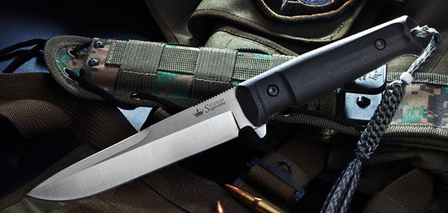 Alpha Aus8 Knife- Satin Finish