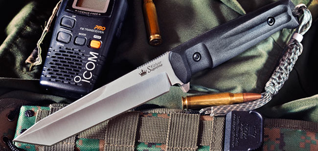 Kizlyar Supreme Aggressor Aus8 Knife- Satin Finish