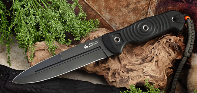 Legion Aus8-Black Titanium Knife