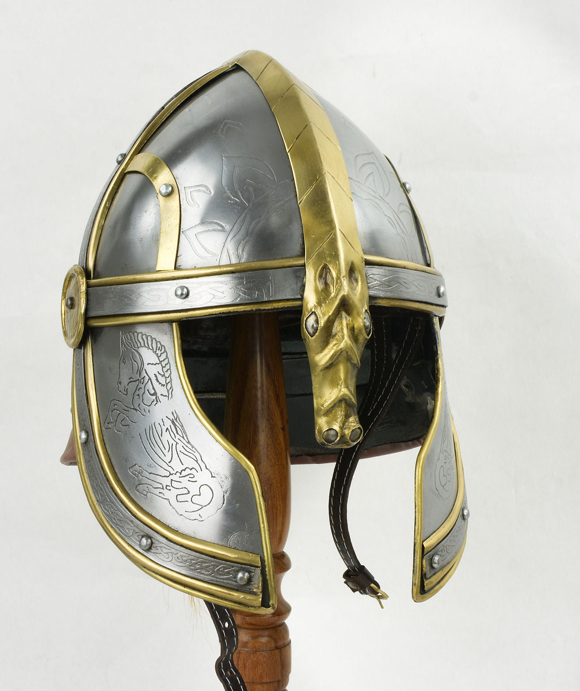 Horse Lord Helm - 18 Gauge Steel