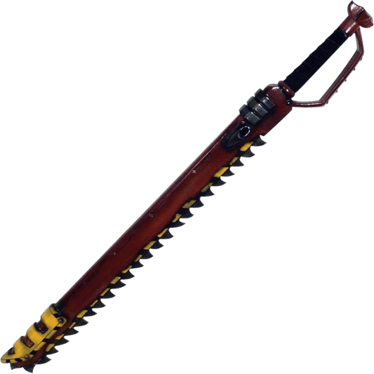Black and Red Chainsaw Sword 