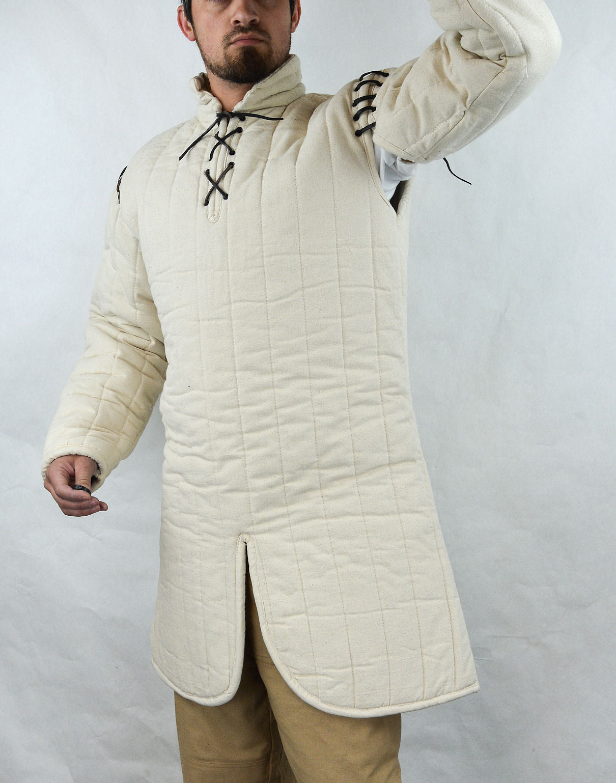 ambeson with Removable Laced Arms - Natural