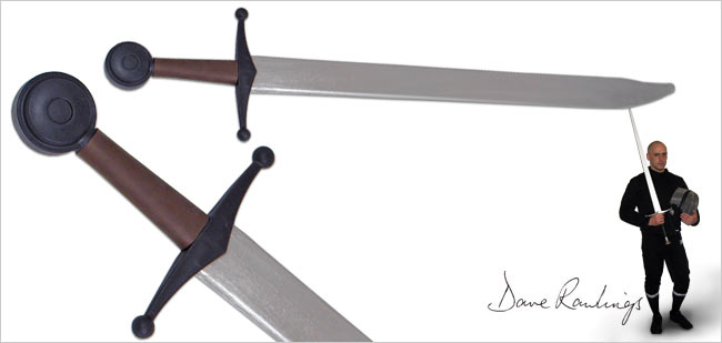 Synthetic Falchion Sparring Sword