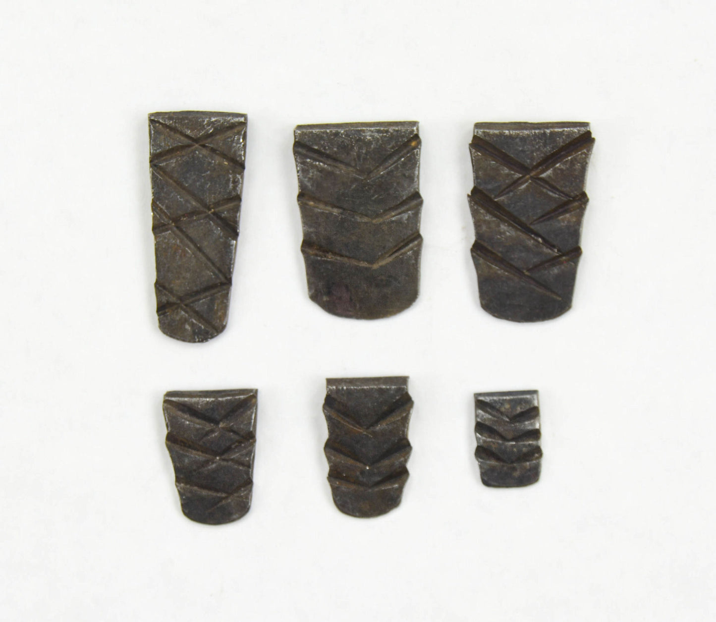 Iron Axe Wedges - Set of 6