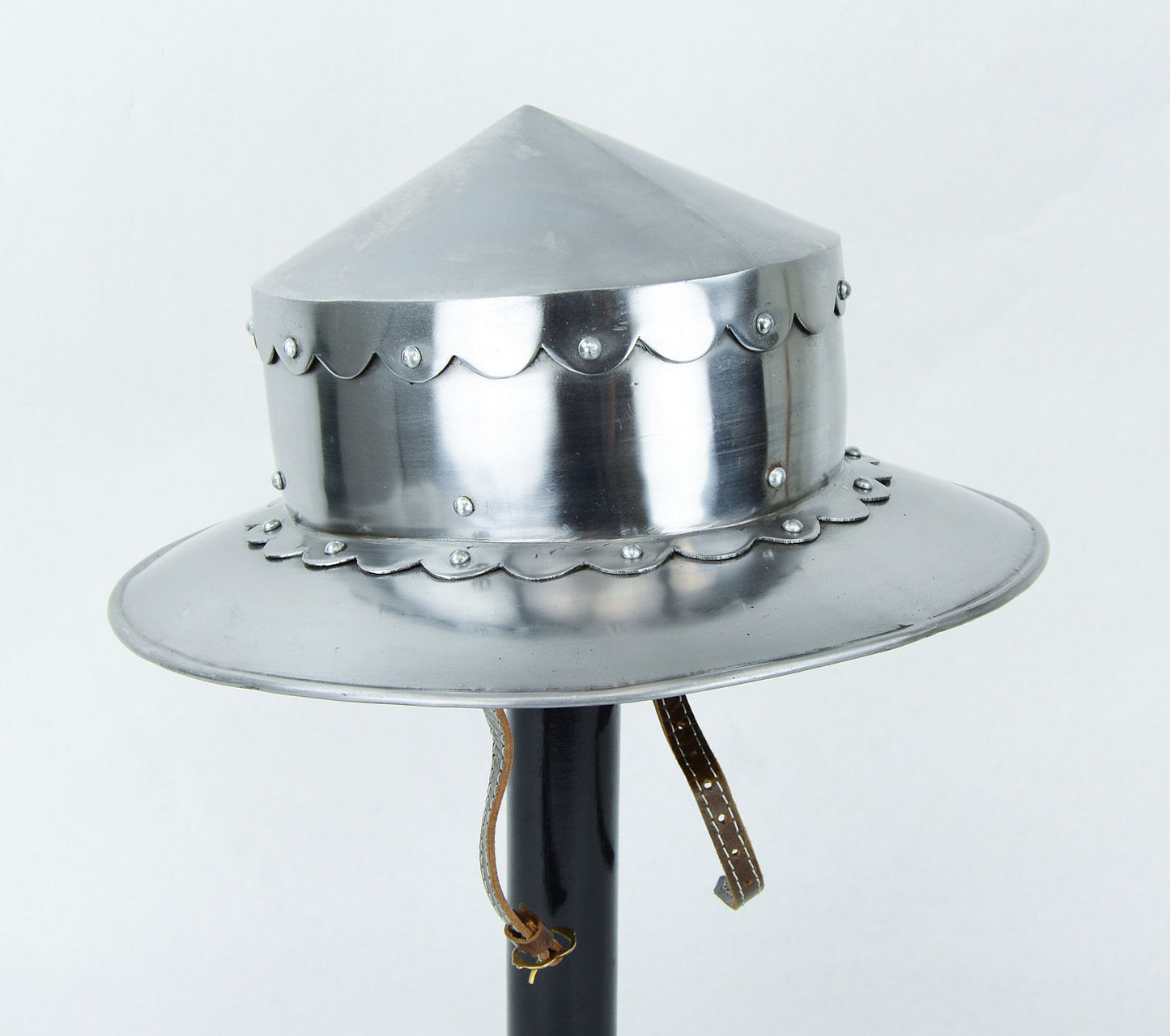14th Century Kettle Helm - 16 Gauge Steel