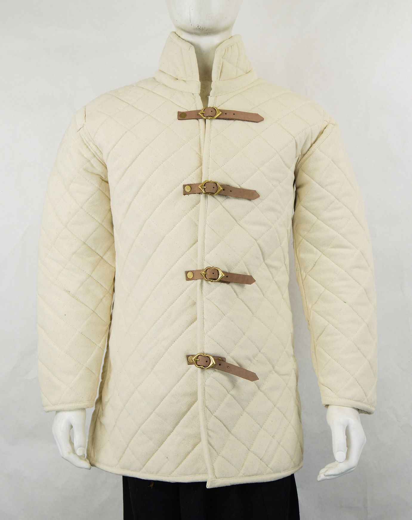 Front Buckled Gambeson with Open Armpit Design