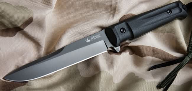 Alpha Aus8-Gray Titanium Knife