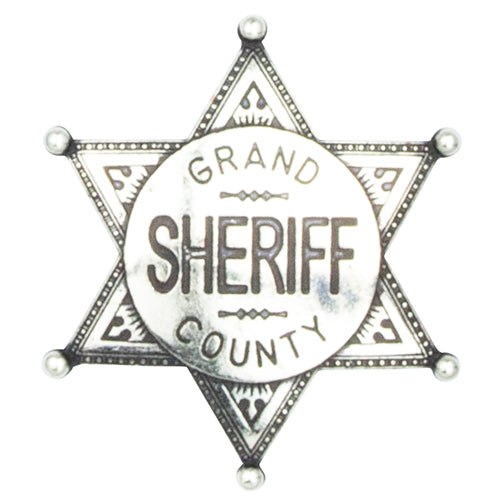 Grand County Sheriff Badge - Nickel