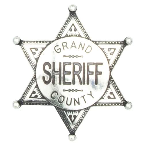 Grand County Sheriff Badge - Nickel
