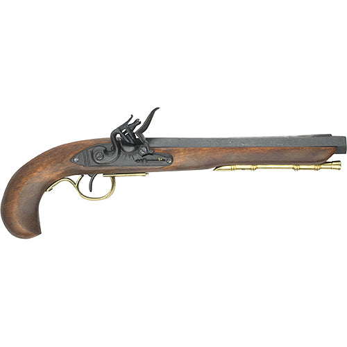 Deluxe Kentucky Flintlock Pistol Brass