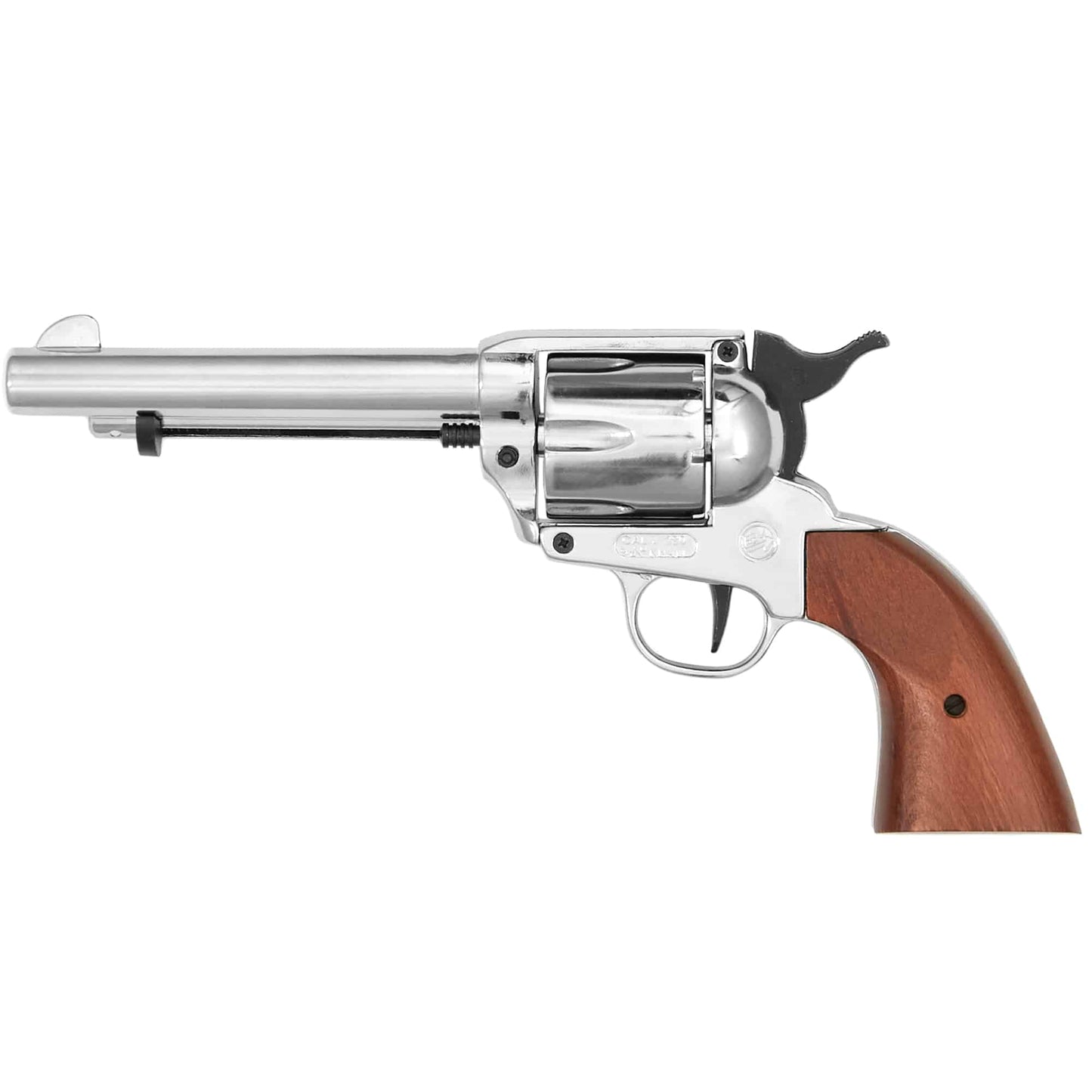 Old West M1873 Revolver- Nickel Finish/ Blank Firing