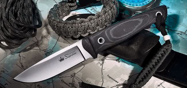 Santi Aus8 Knife- Satin Finish