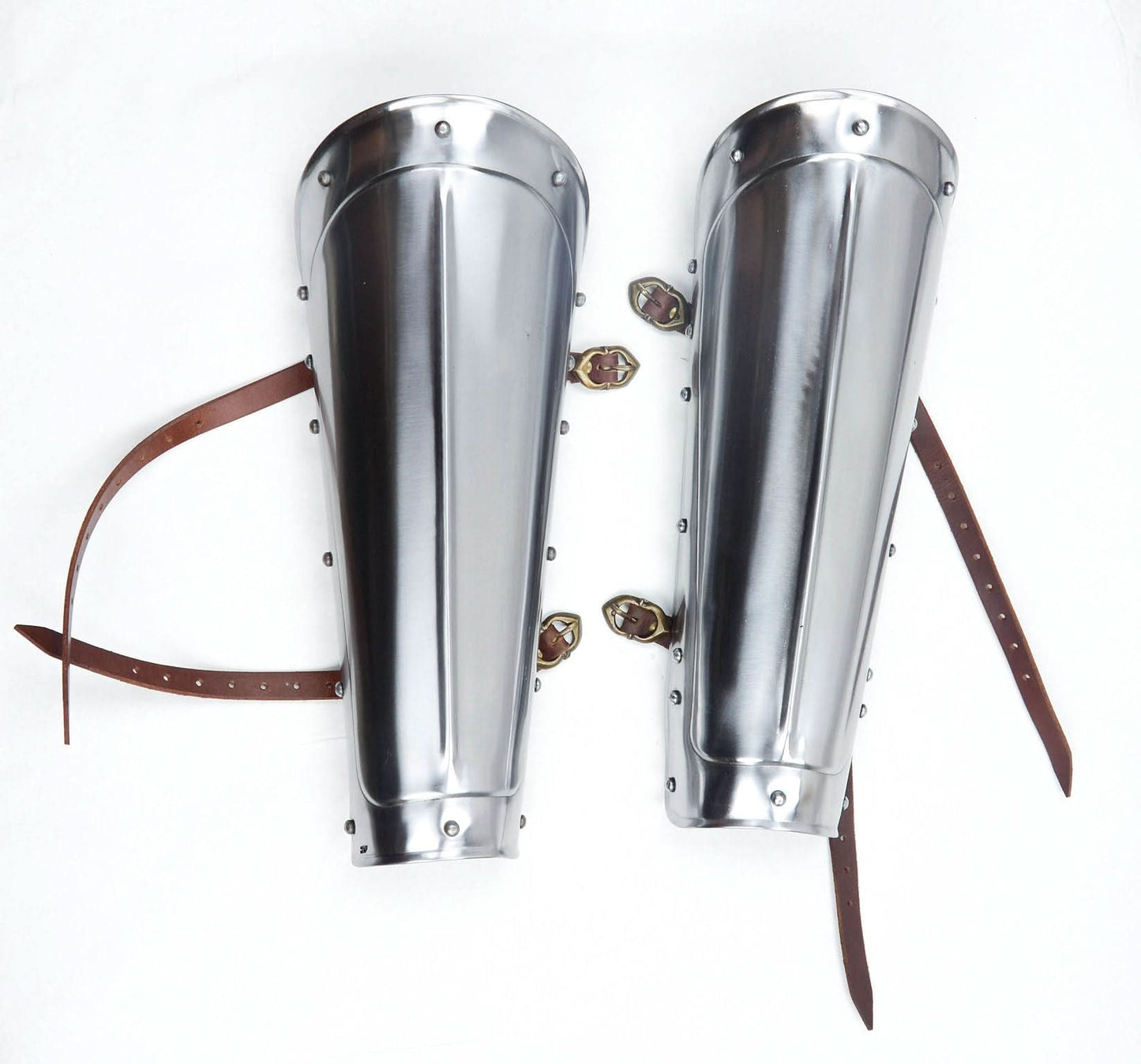 Steel Greaves - 20 Gauge