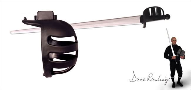 Synthetic Basket Hilt Guard-Black