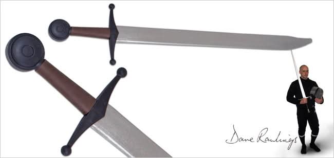Synthetic Falchion Sparring Sword