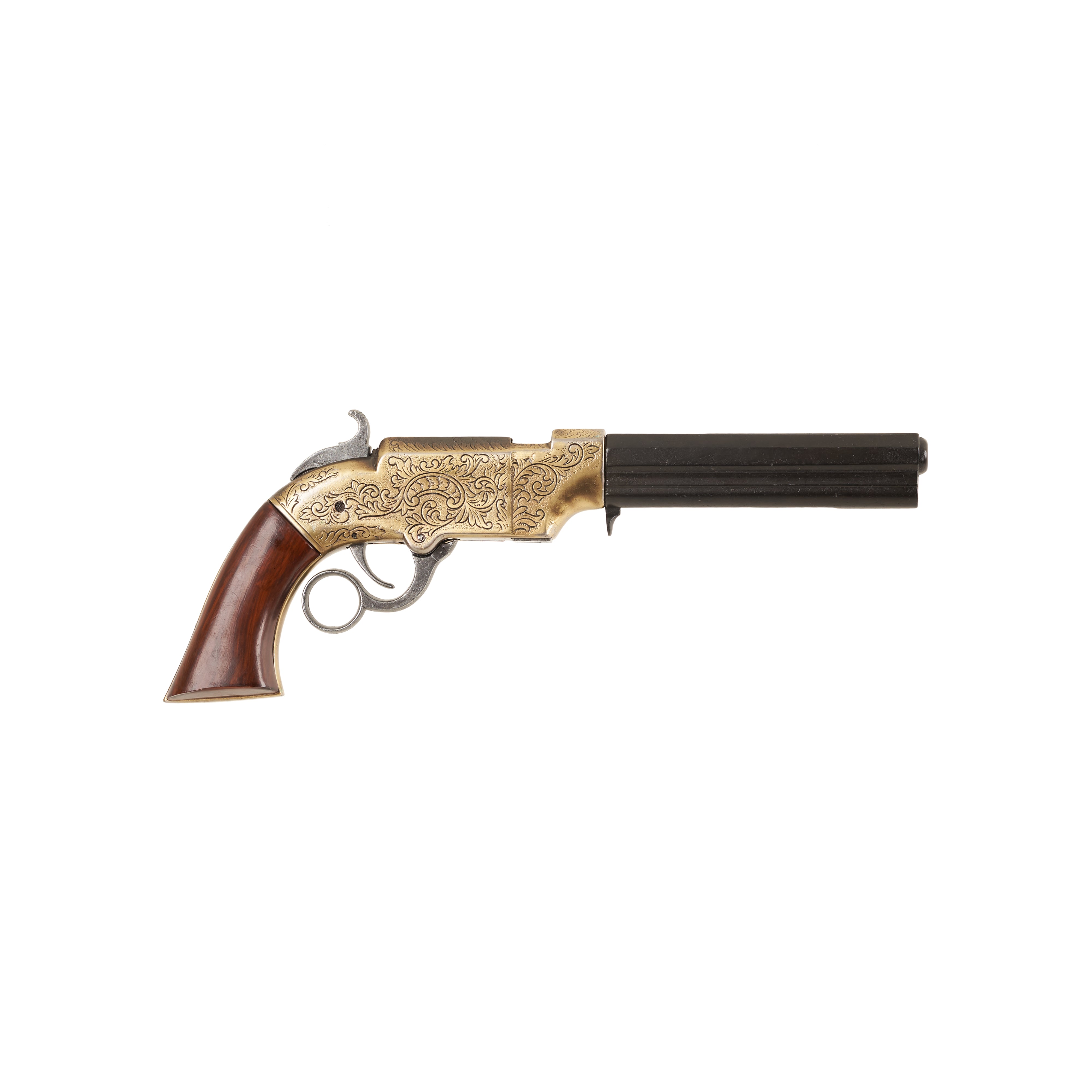 Brass Non-Firing Replica 1854 Volcanic Revolver – Armory.net