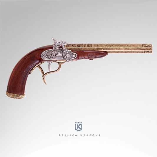 Replica Non-Firing Deluxe French Flintlock Dueling Pistols - Set of 2