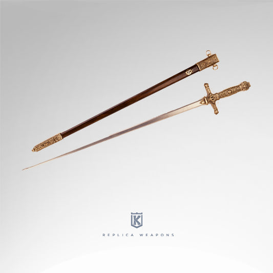 Napoleonic Sword outside its sheath