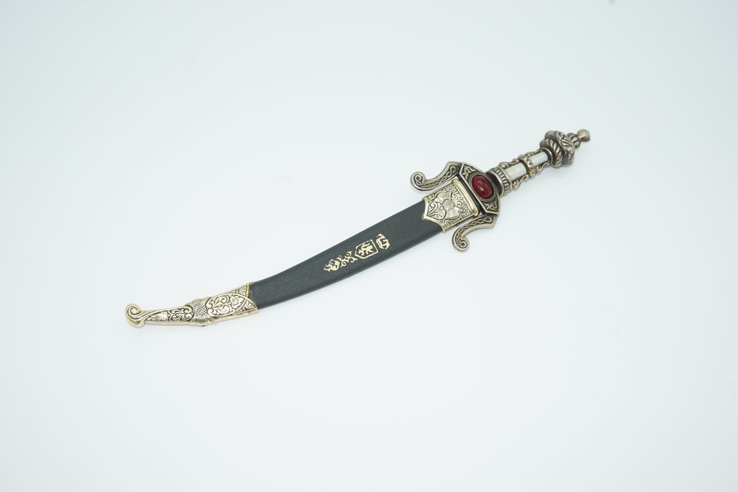 Spanish Toledo Dagger inside its sheath