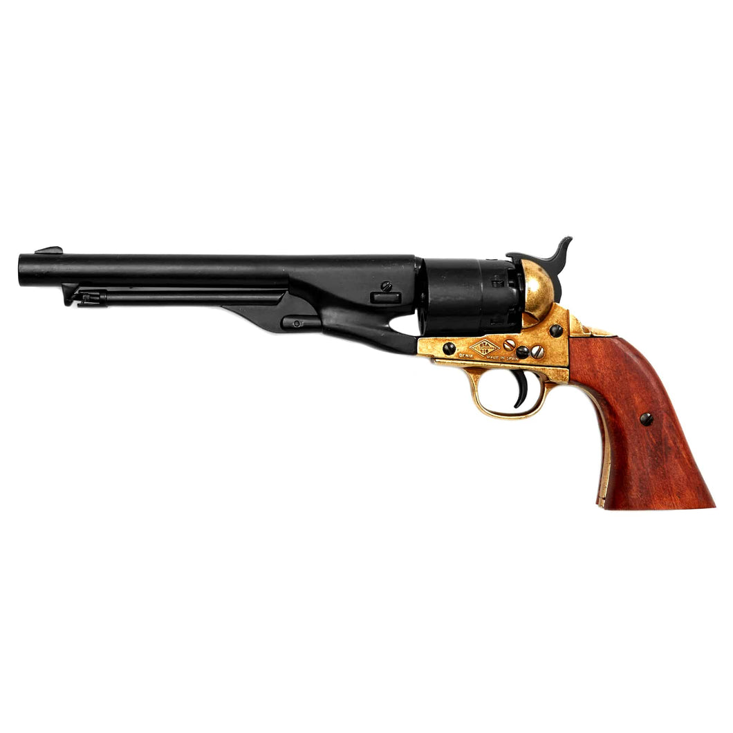 Civil War M1860 Brass Finish Revolver