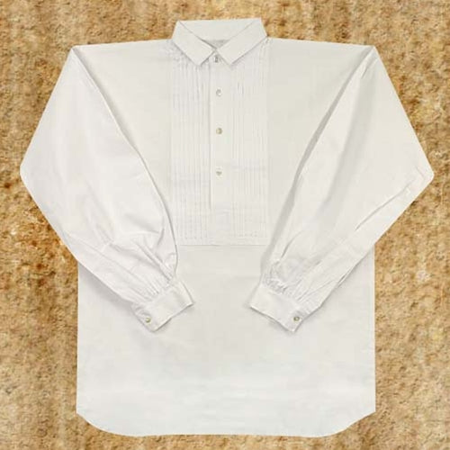 Pleated Front Dress Shirt