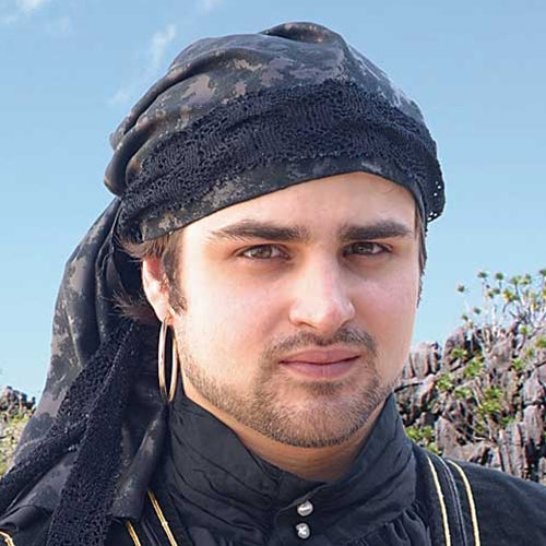 Pirate Black Bandana