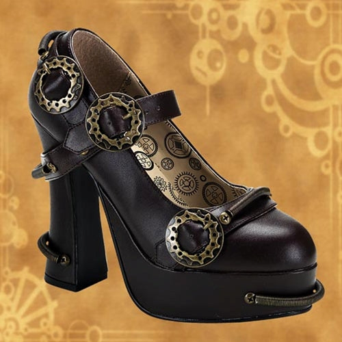 Demon Mary Jane Platform Shoes